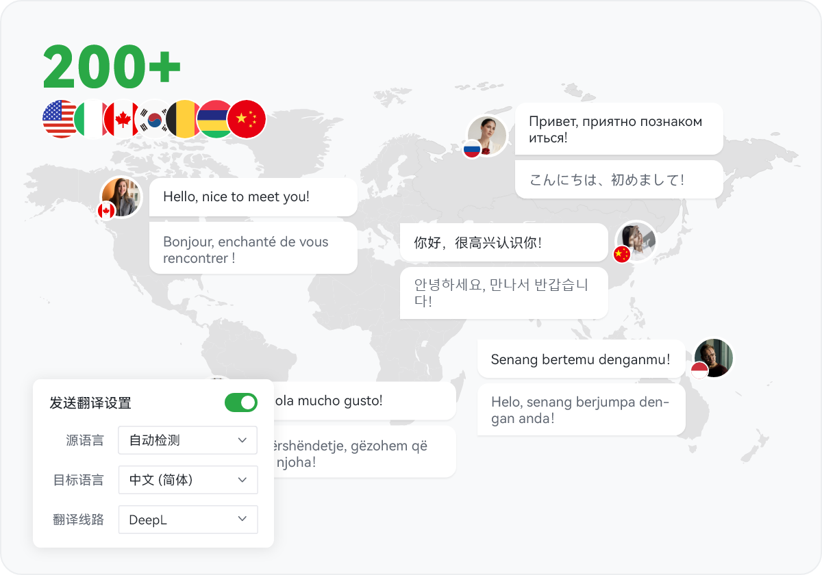 实时翻译·多语言自动检测
